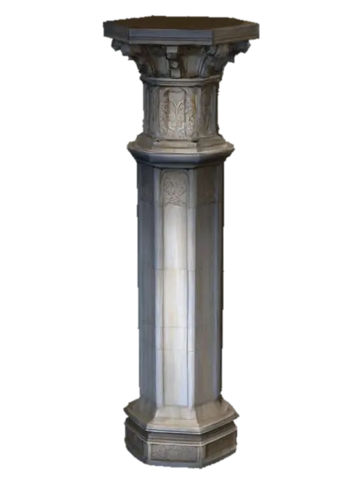 Column of Ages 3D model, vytvořený pomocí AI