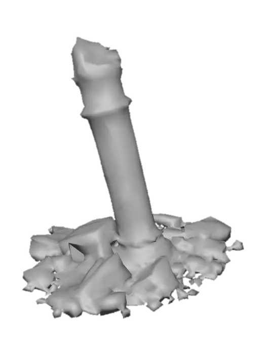 3D model for Fallen Pillar