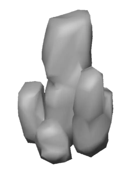 3D model for Red Stone Pillars
