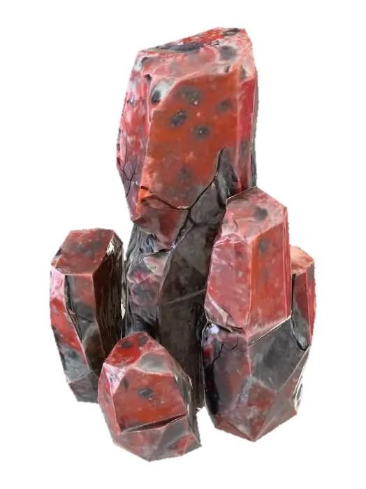 3D model for Red Stone Pillars