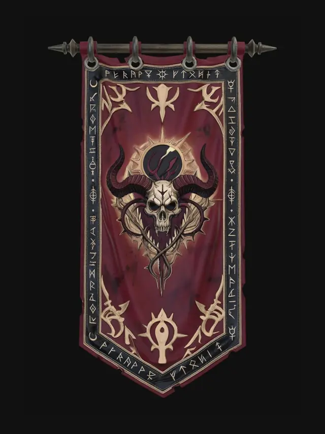 3D model for Crimson Banner of the Horned Skull