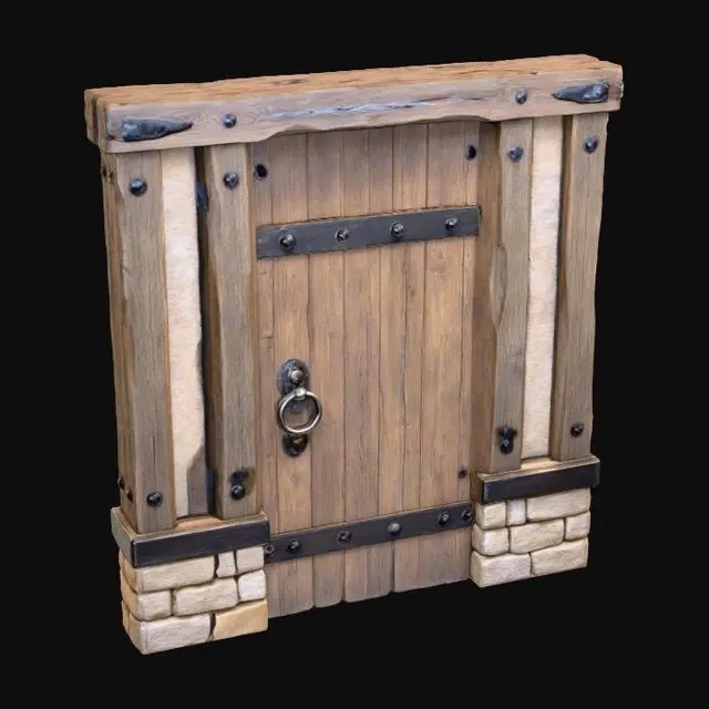 3D model for Medieval Entryway
