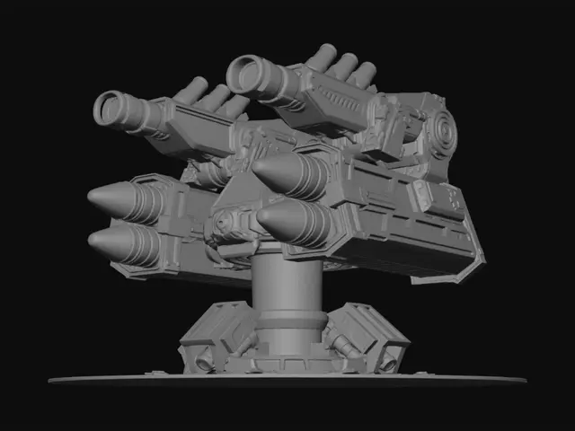 3D model for Nebula Heavy Multi-Launcher Turret