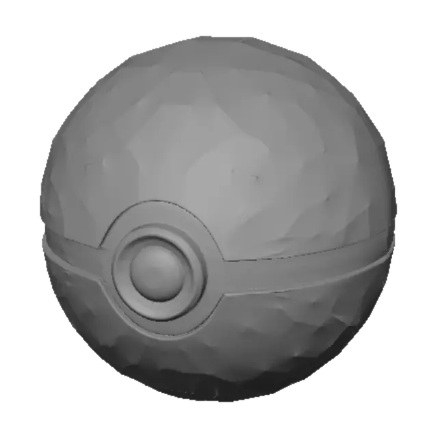 3D model for Make me a Poké ball