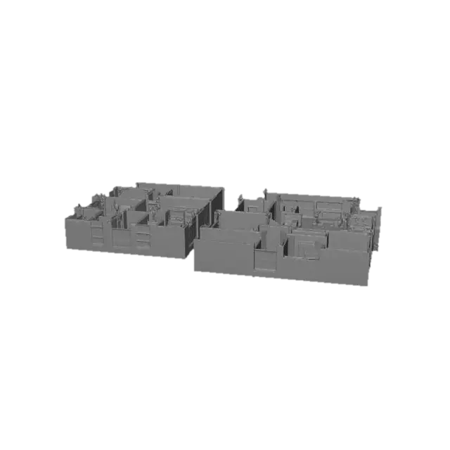 3D model for Plan 2: 5103 Sq Ft Two-Story Family Home Floor Plan