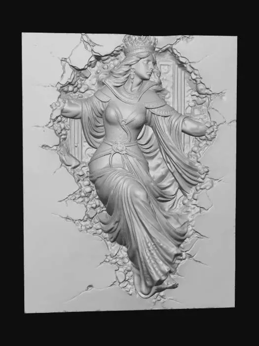 3D model for Queen of the Ruins