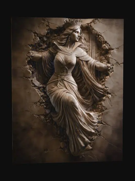 3D model for Queen of the Ruins