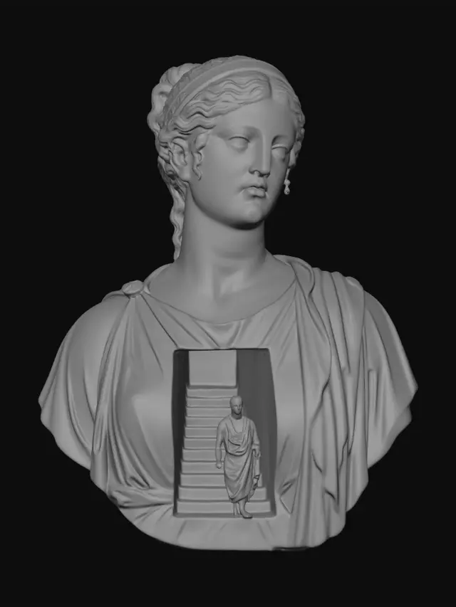 3D model for The Inner Staircase