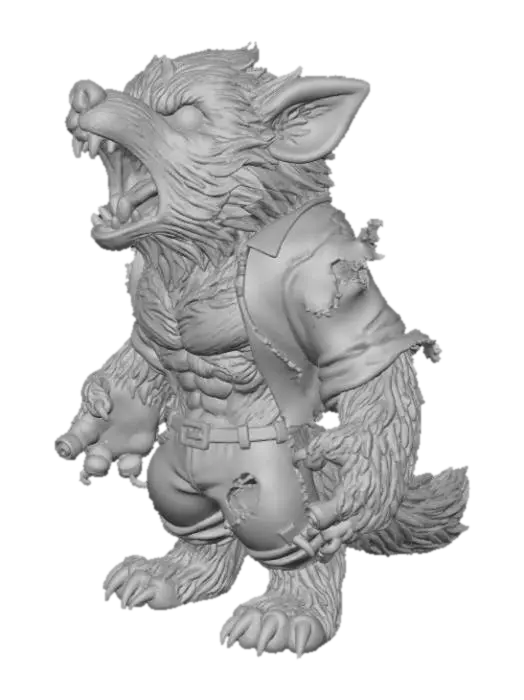 3D model for Fierce Toywolf