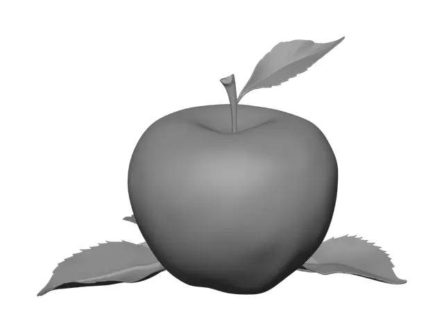 3D model for Crimson Apple