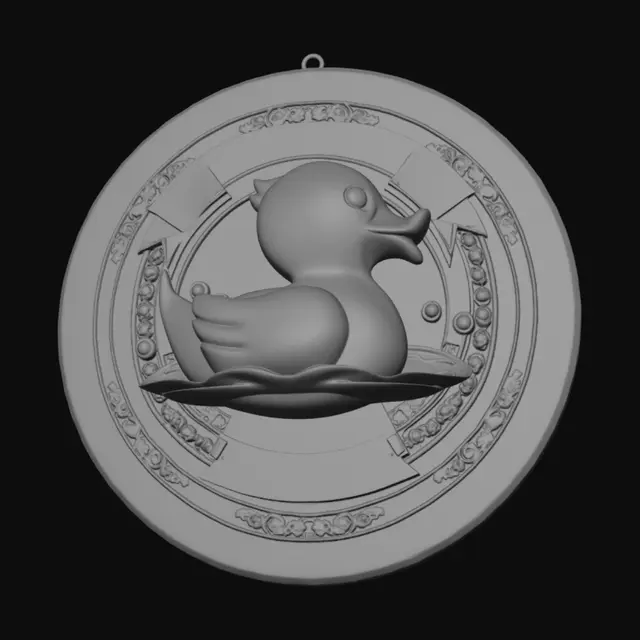 3D model for Golden Duck Medal 2021