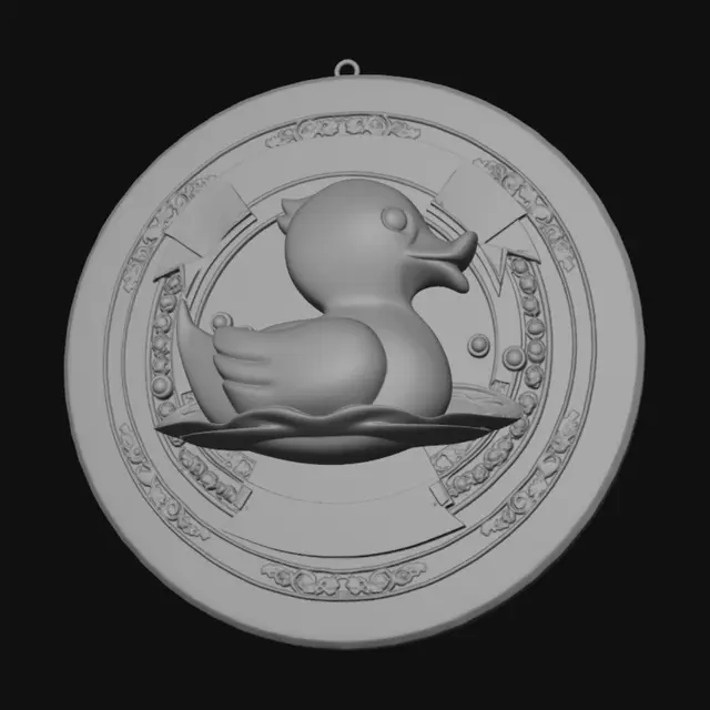 3D model for Golden Duck Medal 2021
