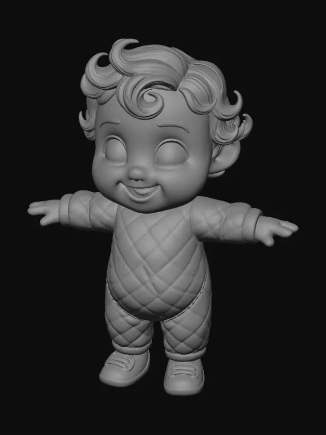 3D model for Polka Dot Baby