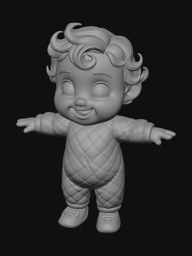 3D model for Polka Dot Baby
