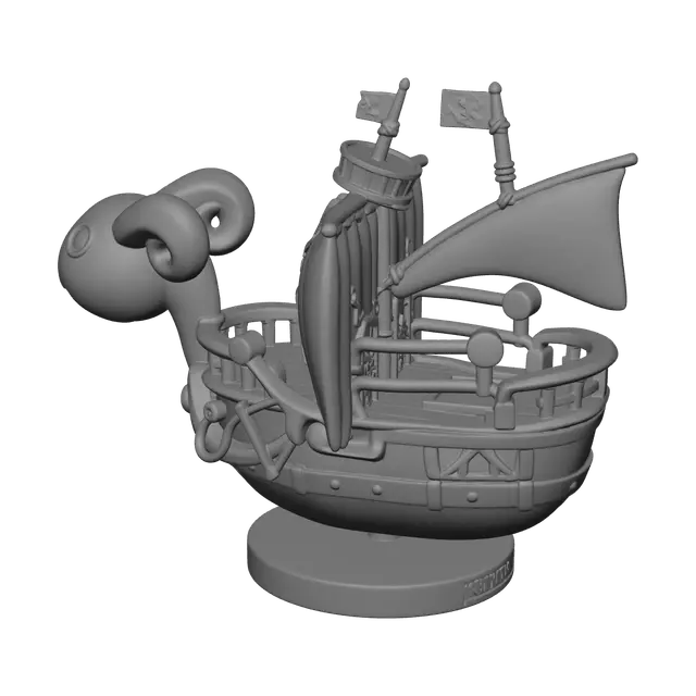 3D model for Fantasy One Piece Ship