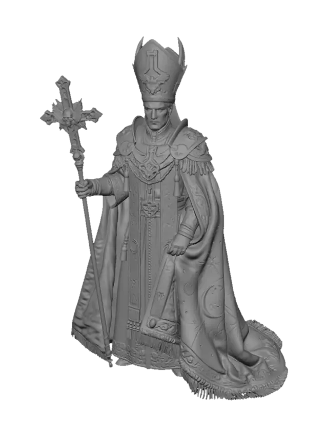 3D model for Papa emeritus IV full regalia