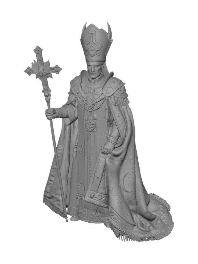 3D model for Papa emeritus IV full regalia