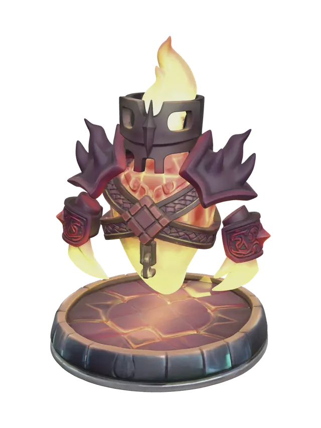 3D model for Weathered Fireelemental