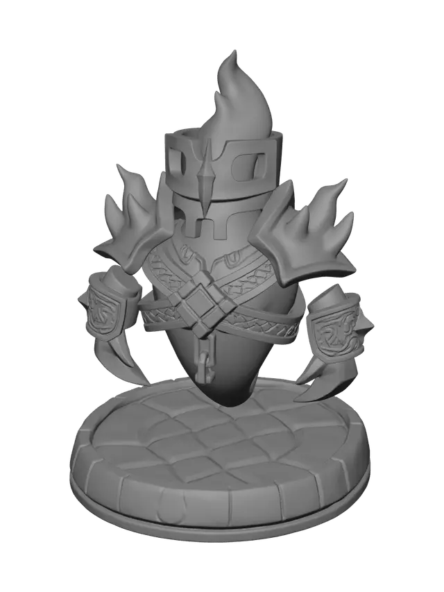 3D model for Weathered Fireelemental