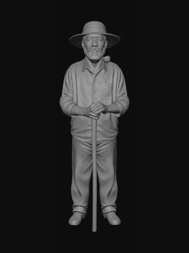3D model for 360-Degree Farmer Montage