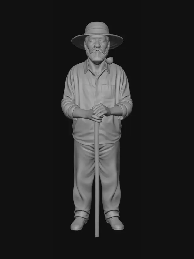 3D model for 360-Degree Farmer Montage