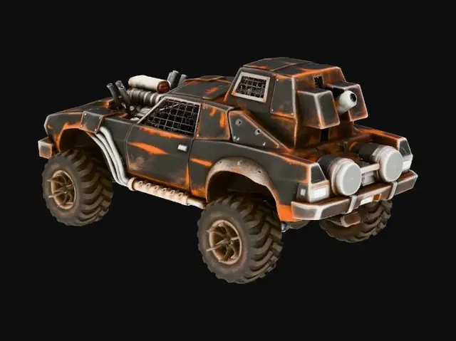 3D model for Rusty Road Warrior