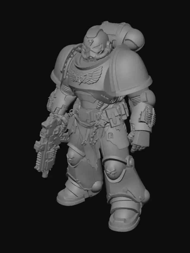 3D model for Ultramarine Warden of the Ruins
