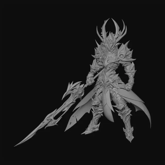 3D model for Dante in Red Coat