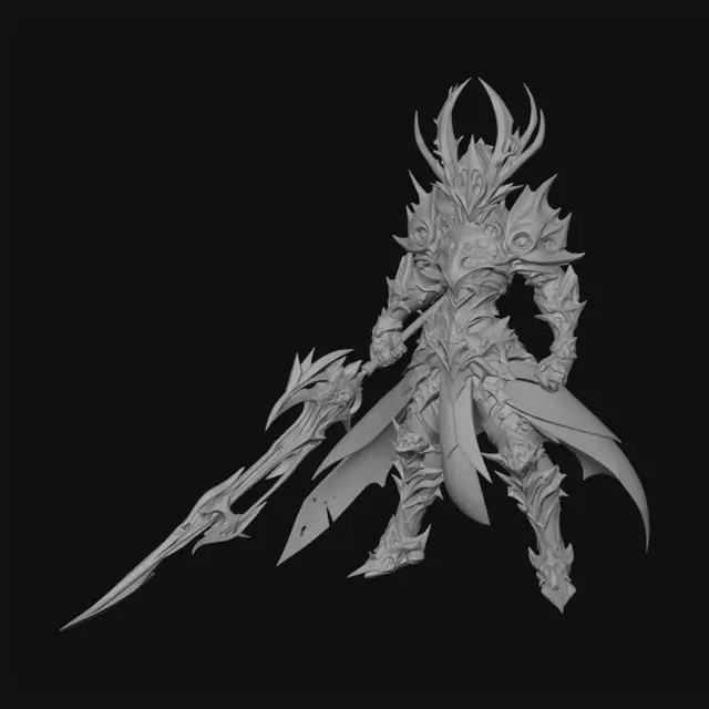3D model for Dante in Red Coat