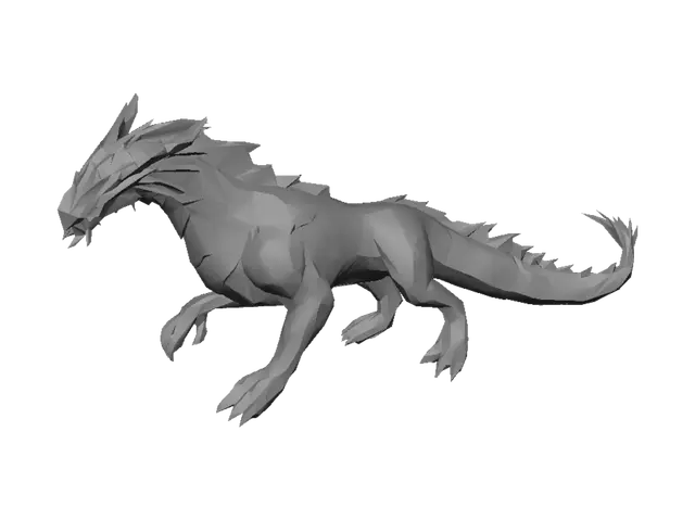 3D model for Crimson Emberwyrm