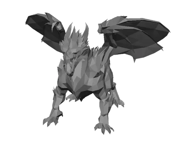 3D model for Emberborn Inferno Drake