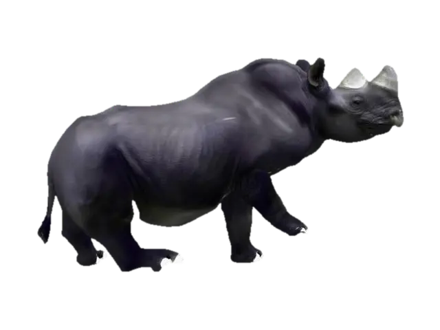 Neotropical Forest Rhino - Country 3D model, vytvořený pomocí AI