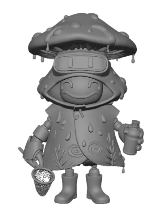3D model for Aqua Mushroom Explorer