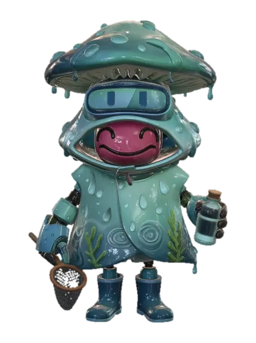 3D model for Aqua Mushroom Explorer