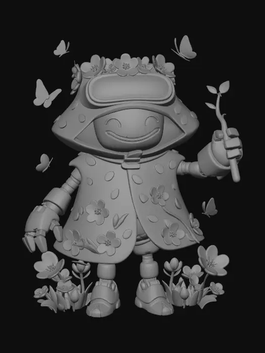 3D model for Blossom Bot