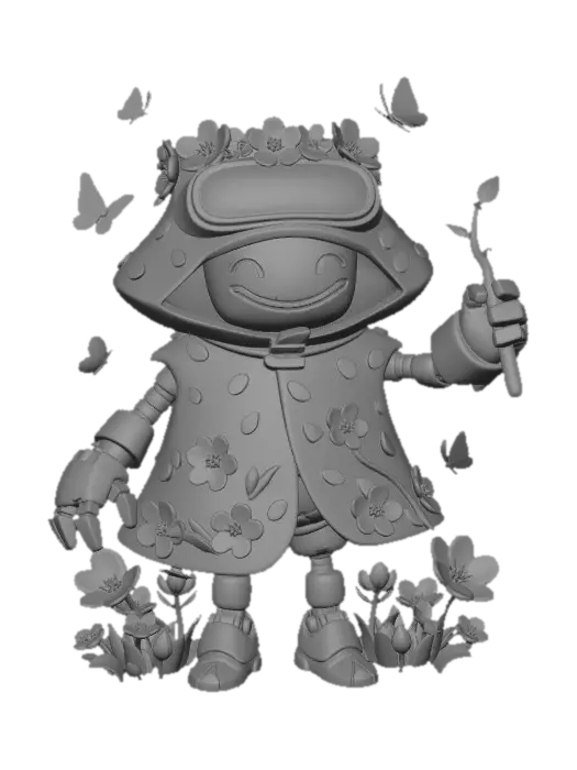3D model for Blossom Bot