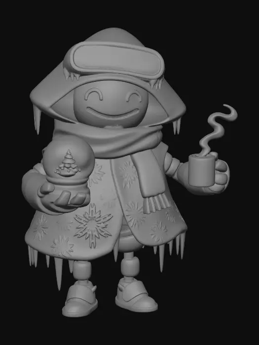 3D model for Frosty Sentinel