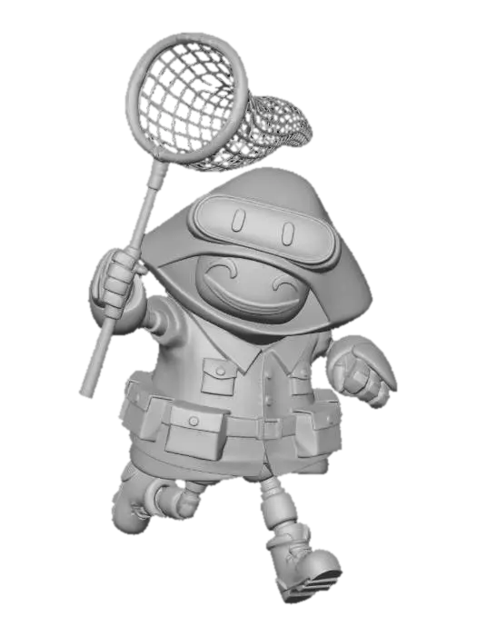 3D model for Pastel Net Ranger