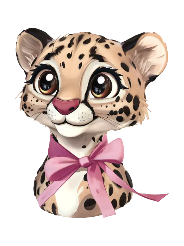 3D model for Rosie the Cheetah Cub