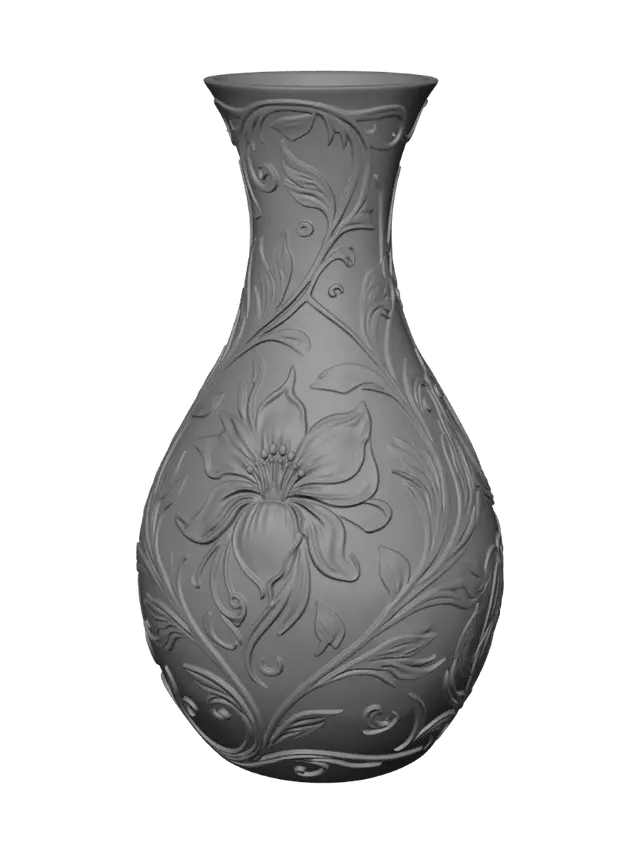 3D model for Etched Floral Vase