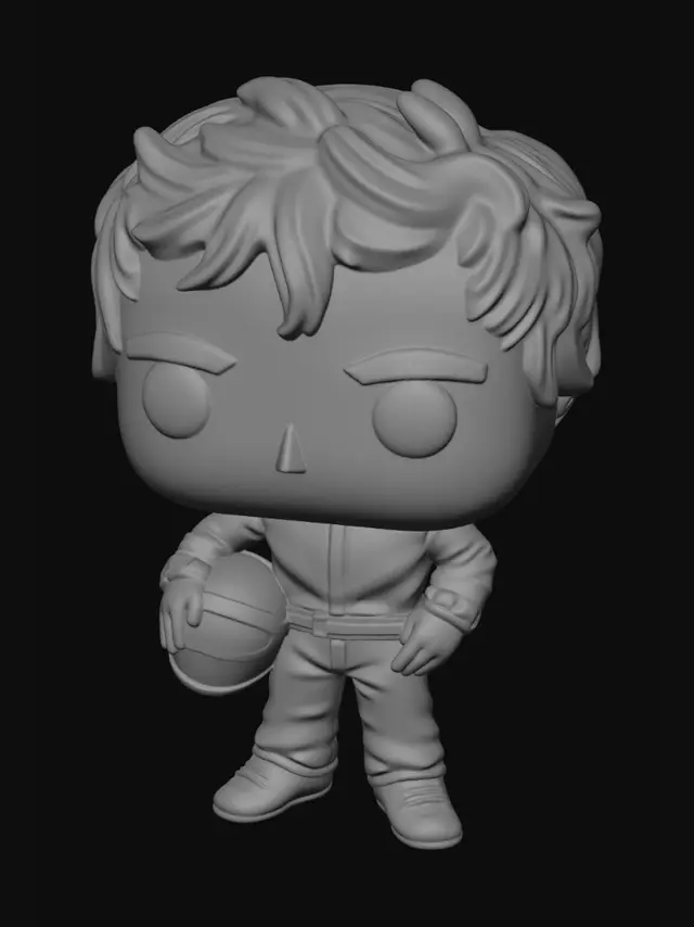 3D model for Racing Driver Funko Pop