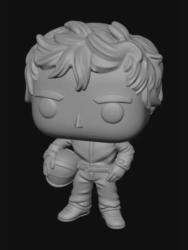 3D model for Racing Driver Funko Pop