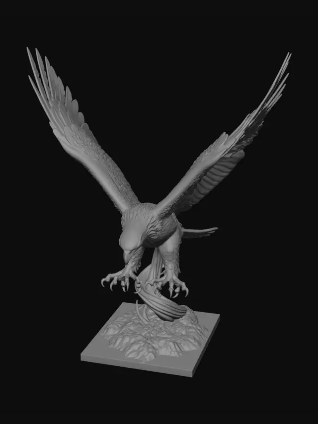 3D model for Eagle in Flight
