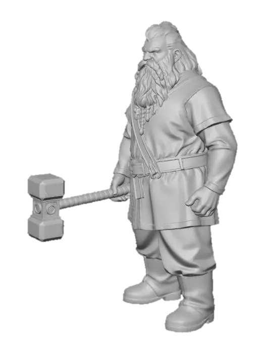 3D model for Redbeard of the Iceforge