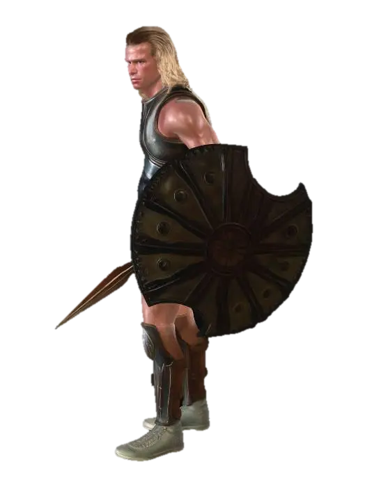 aquiles - Odyssey 3D model, vytvořený pomocí AI