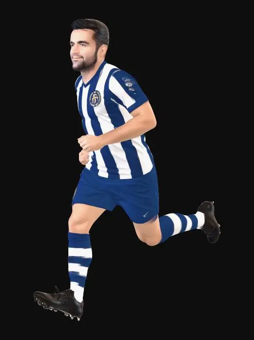 3D model for Blue Stripes Sprint