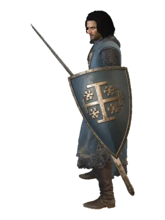3D model for Crusader of the Blue Shield