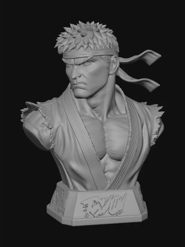 3D model for Ryu: Street Warrior