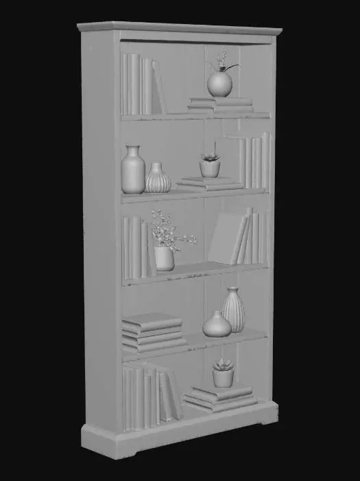 3D model for bookshelve