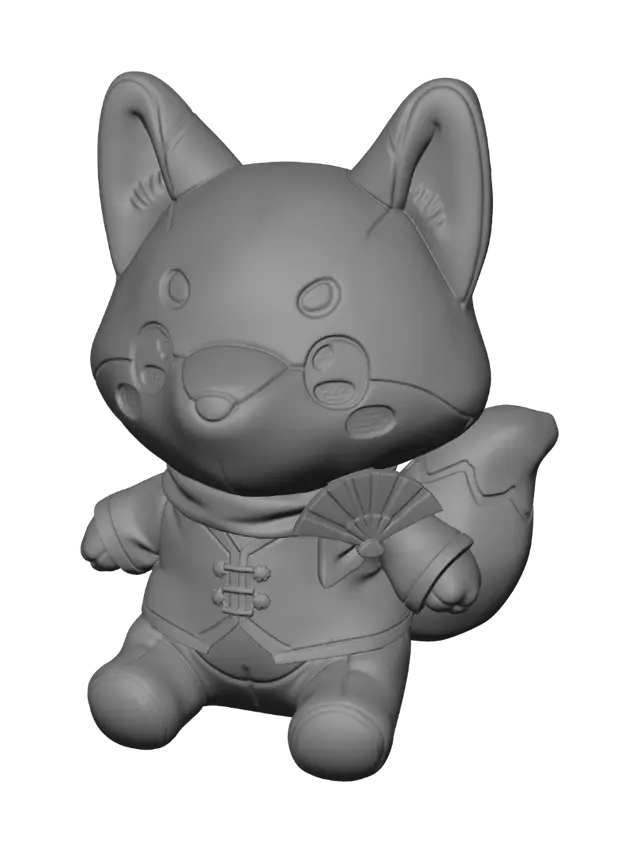 3D model for 귀여운 동물 봉제인형